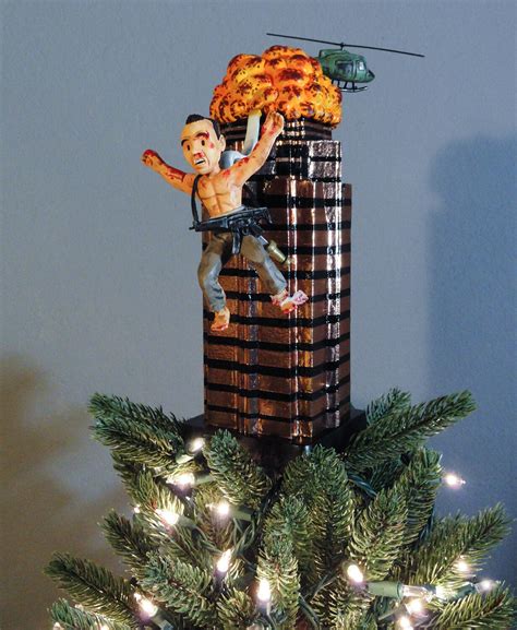 die hard tree topper amazon|die hard merry christmas tree.